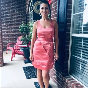 Satin Coctail Dress, Wedding Guest or Prom